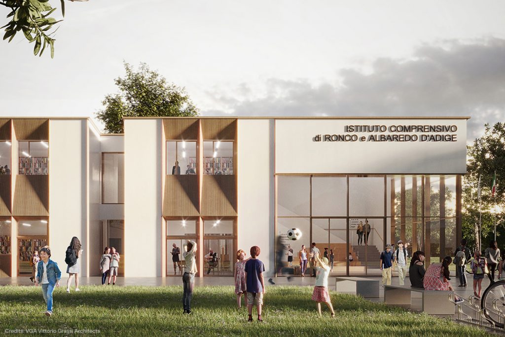 Incide Antonio Vivaldi and Renato Simoni School Complex Albaredo d'Adige Italy