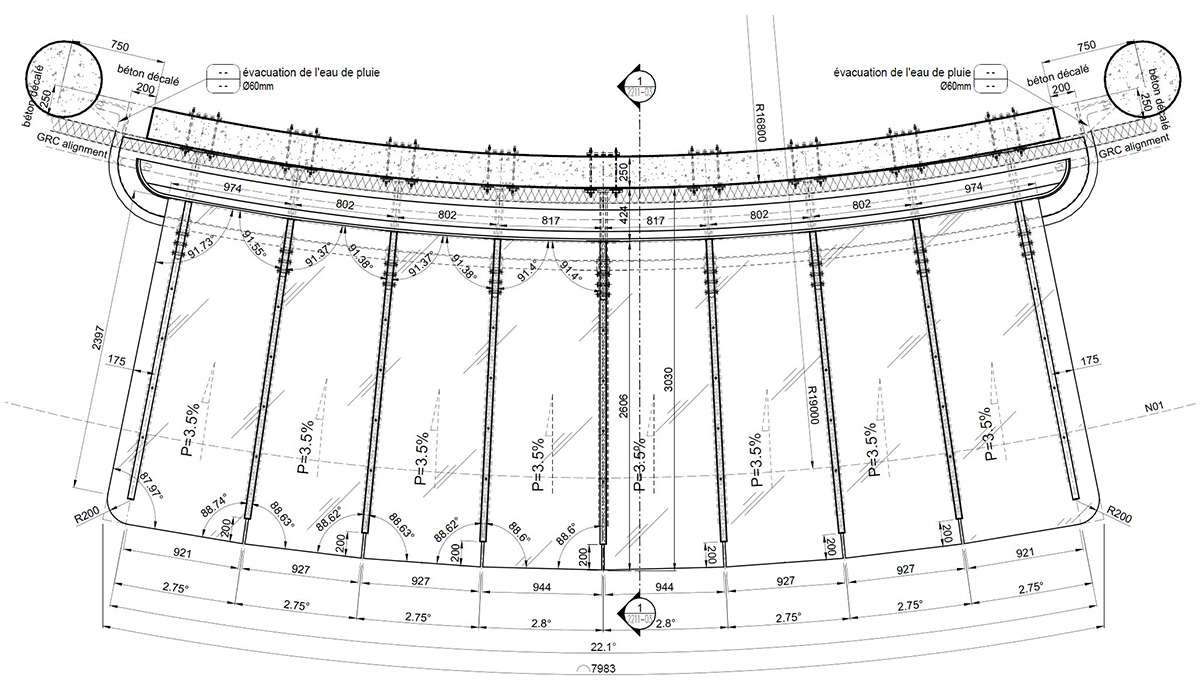 Incide Engineering progettazione dettagli facciata complesso di lusso Sporting d'Hiver Monaco