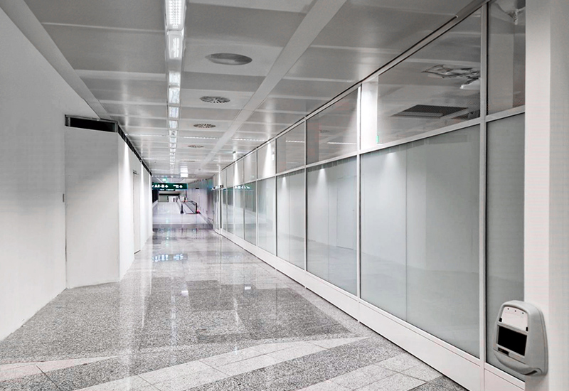 Incide SEA Milano Malpensa T1 Satellite A corridoi re-layout
