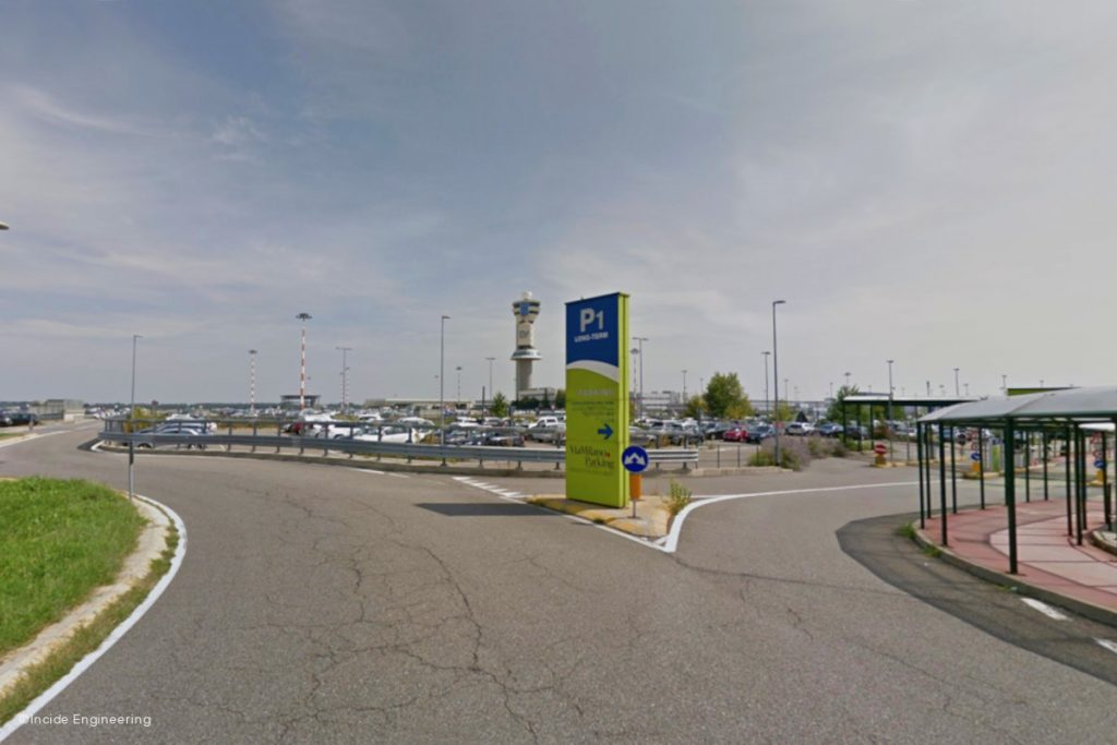 Incide Malpensa T1 car park