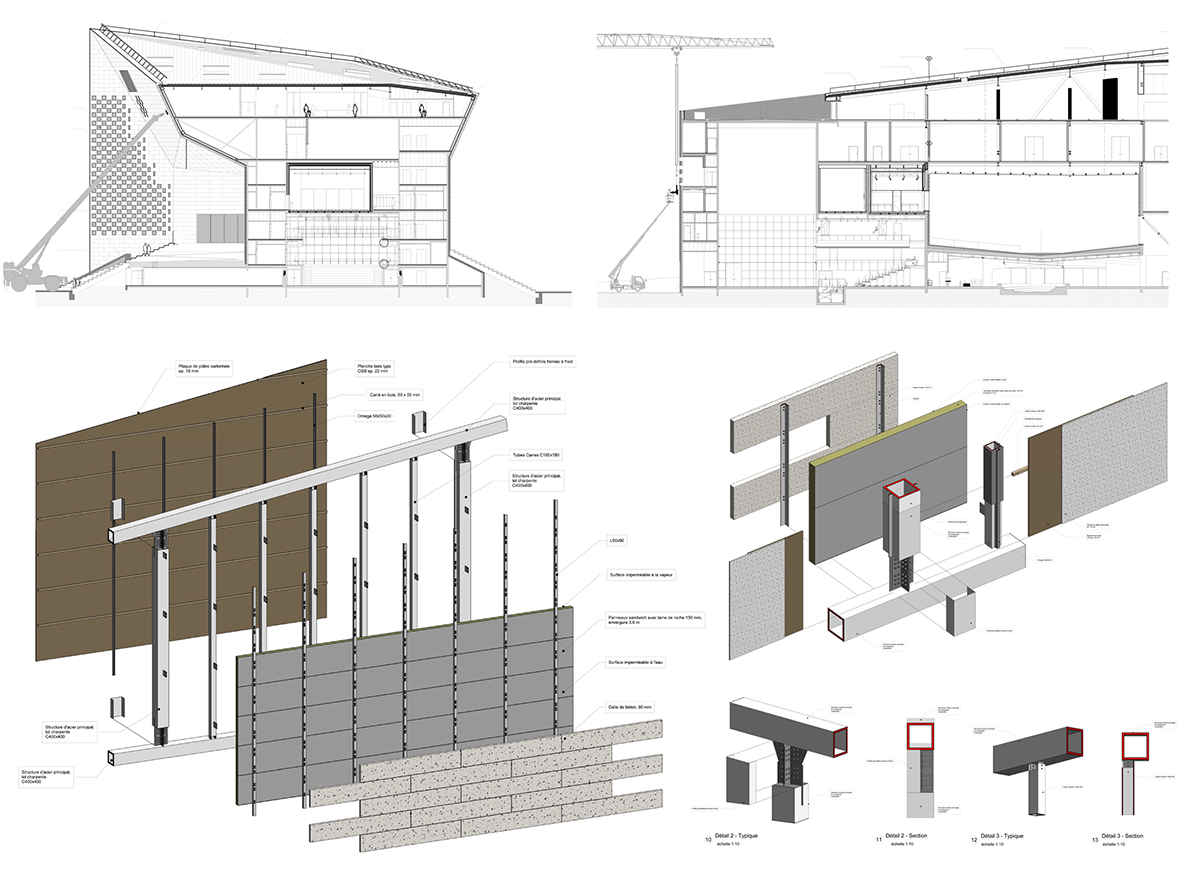 Incide Engineering vista Progetto preliminare MECA Bordeaux Francia