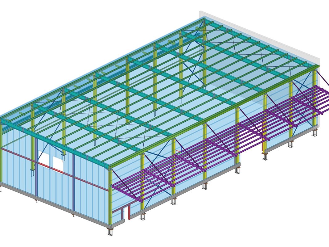 progetto parametrico edificio industriale