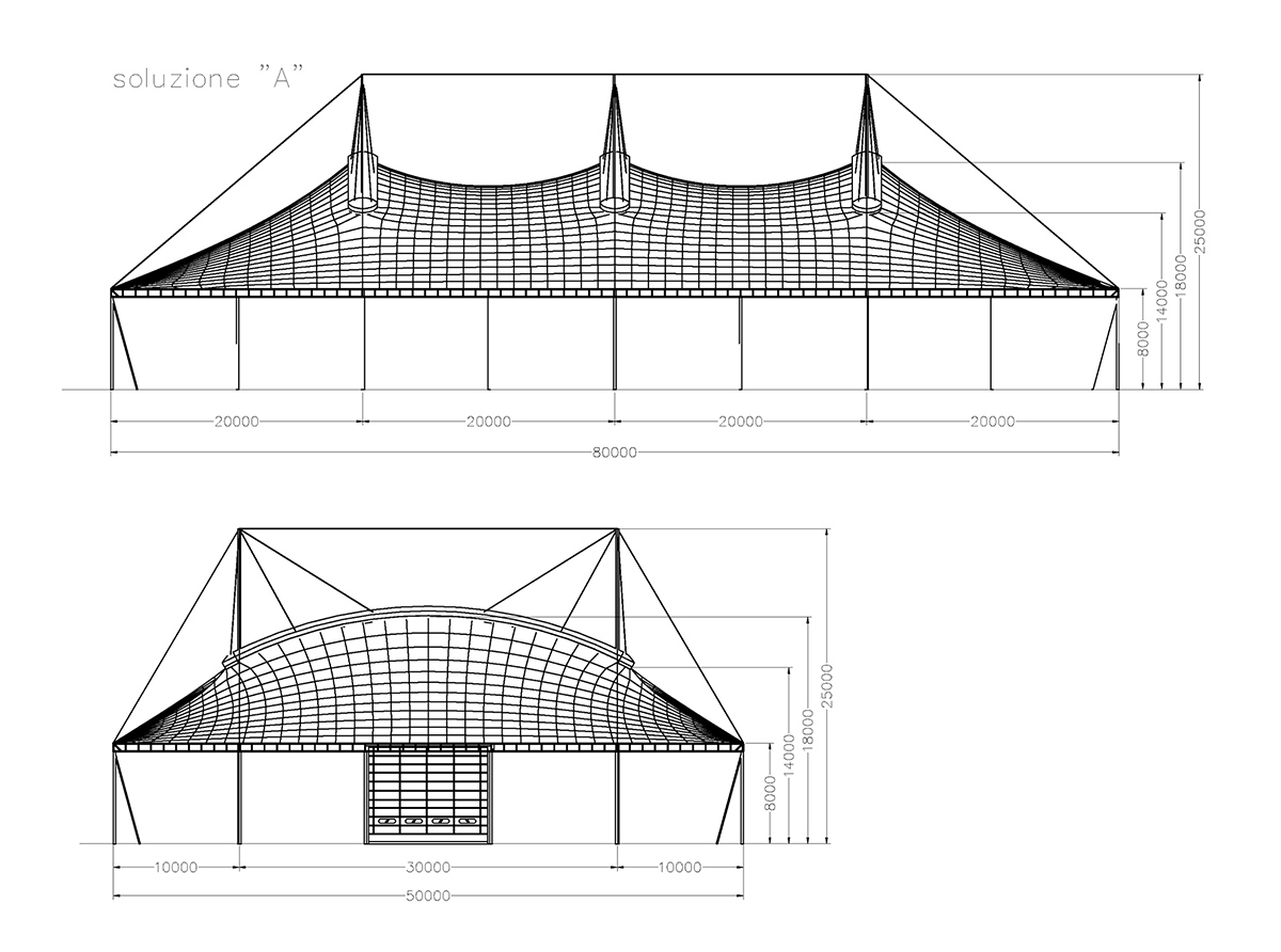 Car Parking Shade Shop Drawing and Fabrication Details by Dave Flores at  Coroflot.com