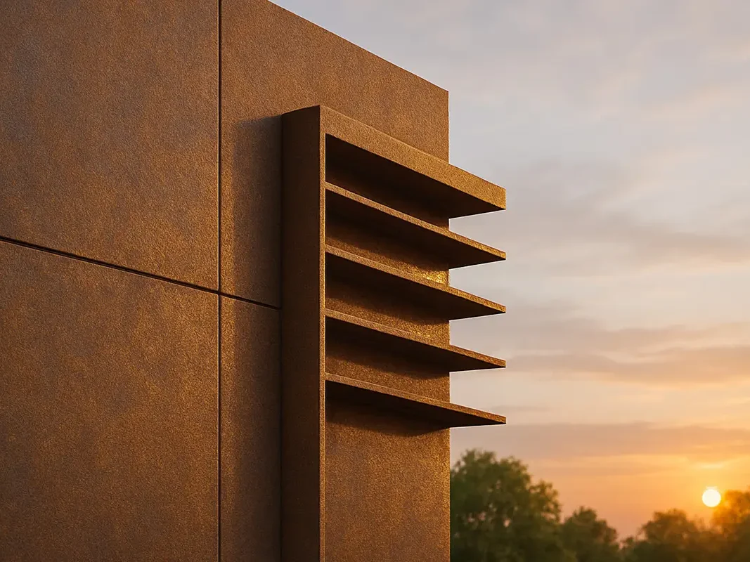 strutture in acciaio corten