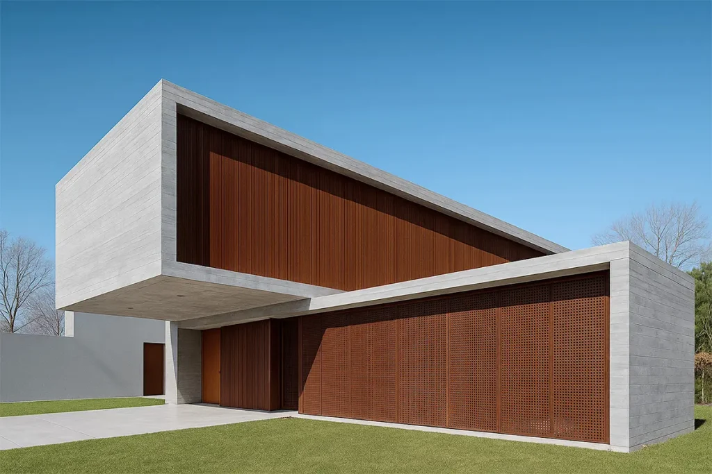 acciaio corten in architettura