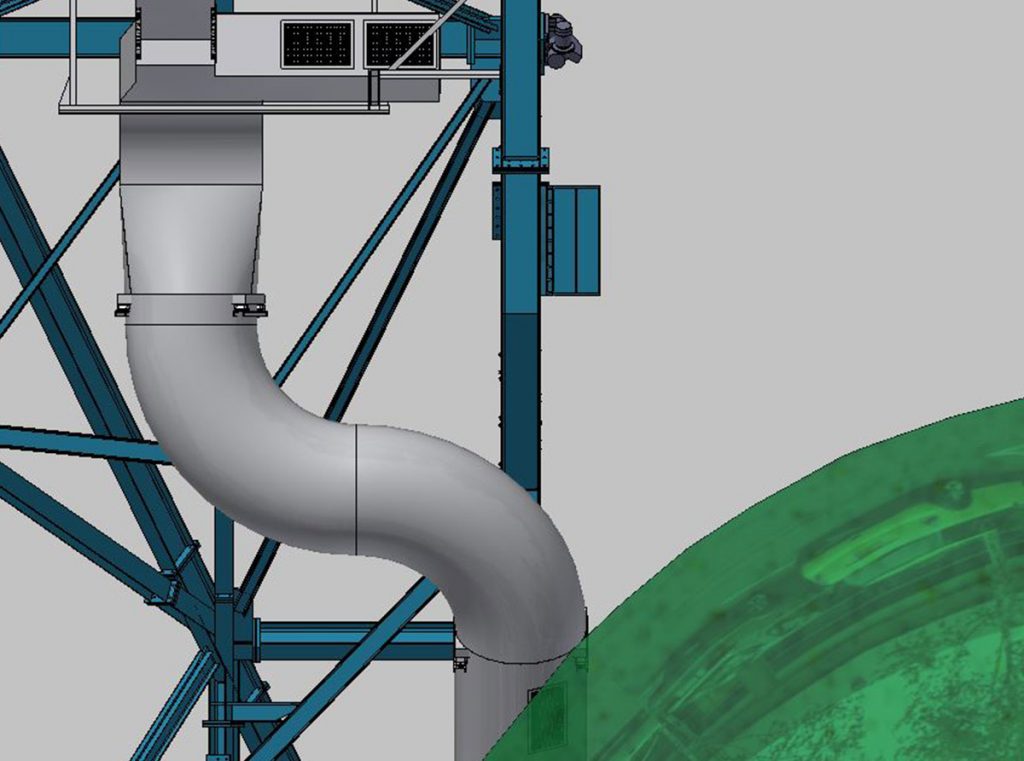 Incide Engineering construction structure du télescope LSST